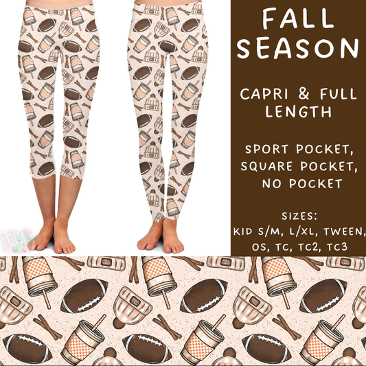 PREORDER Batch #207 - Fall Fun - Closes 9/27 - ETA mid Nov - Fall Season Full and Capri Length Leggings