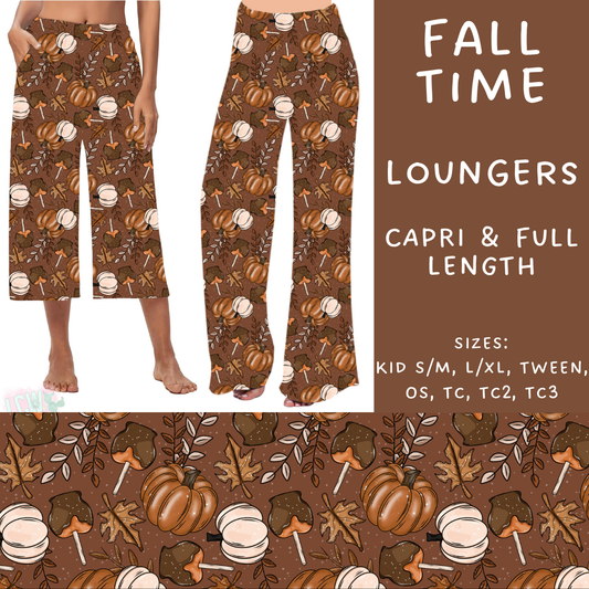 PREORDER Batch #207 - Fall Fun - Closes 9/27 - ETA mid Nov - Fall Time Capri and Full Length Loungers