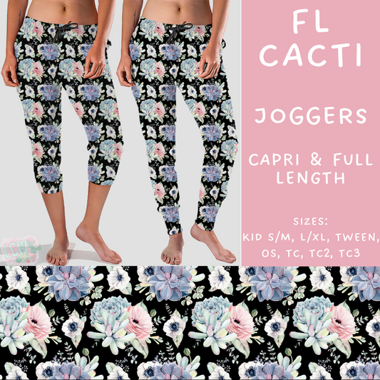 Batch #268 - November Request Run - Closes 1/10 - ETA late March - Fl Cacti Full and Capri Length Joggers