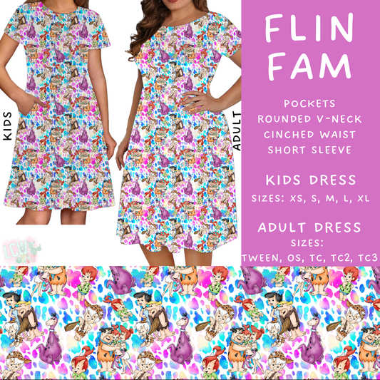 Batch #278 - Cool Characters 7 - Closes 1/29 - ETA early April - Flin Fam Adult & Kids Dresses