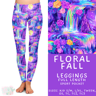 Batch #462 - Fun Run 17 - Closes 12/10 - ETA late Jan - Floral Fall Full Length Leggings
