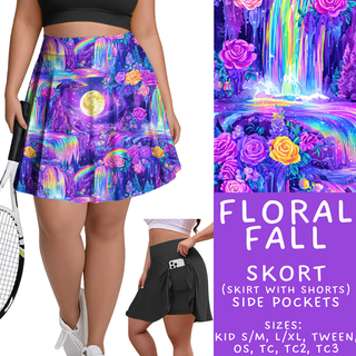 Batch #462 - Fun Run 17 - Closes 12/10 - ETA late Jan - Floral Fall Skort