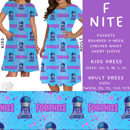 Batch #274 - Fun Run 7 - Closes 1/22 - ETA late March - F Nite Adult & Kids Dresses