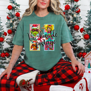 Festive Postage Stamp Tee