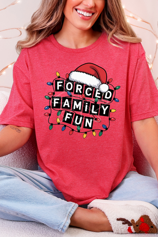 Forced Family Fun Holiday Cheer Tee