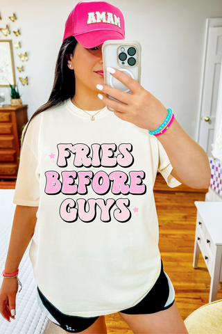 Fries Before Guys Tee