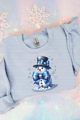 Frosty Elegance Snowman Sweatshirt