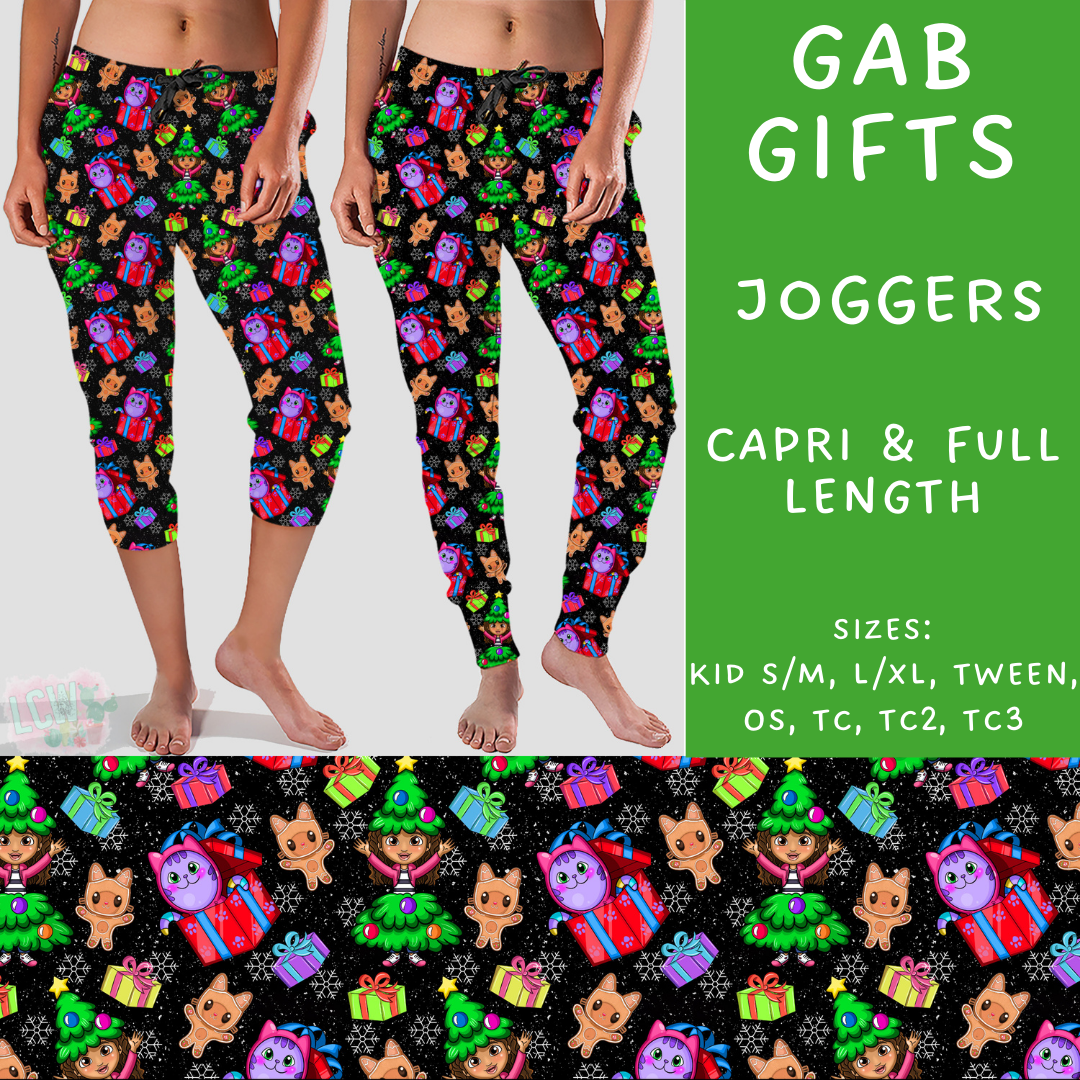 PREORDER Batch #219 - Christmas Characters - Closes 10/21 - ETA late Nov - Gab Gifts Full and Capri Length Joggers