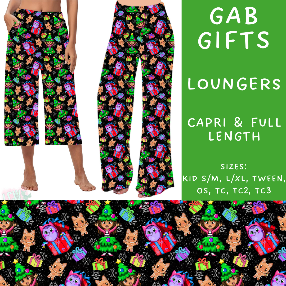 PREORDER Batch #219 - Christmas Characters - Closes 10/21 - ETA late Nov - Gab Gifts Capri and Full Length Loungers