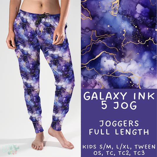 Batch #271 - Galaxy Ink Collection - Closes 1/16 - ETA mid/late March - Galaxy Ink 5 Joggers