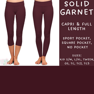 Garnet Leggings Sport Pocket