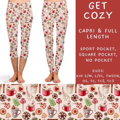 PREORDER  Batch #217 - Christmas Spirit - Closes 10/16 - ETA late Nov - Get Cozy Full and Capri Length Leggings