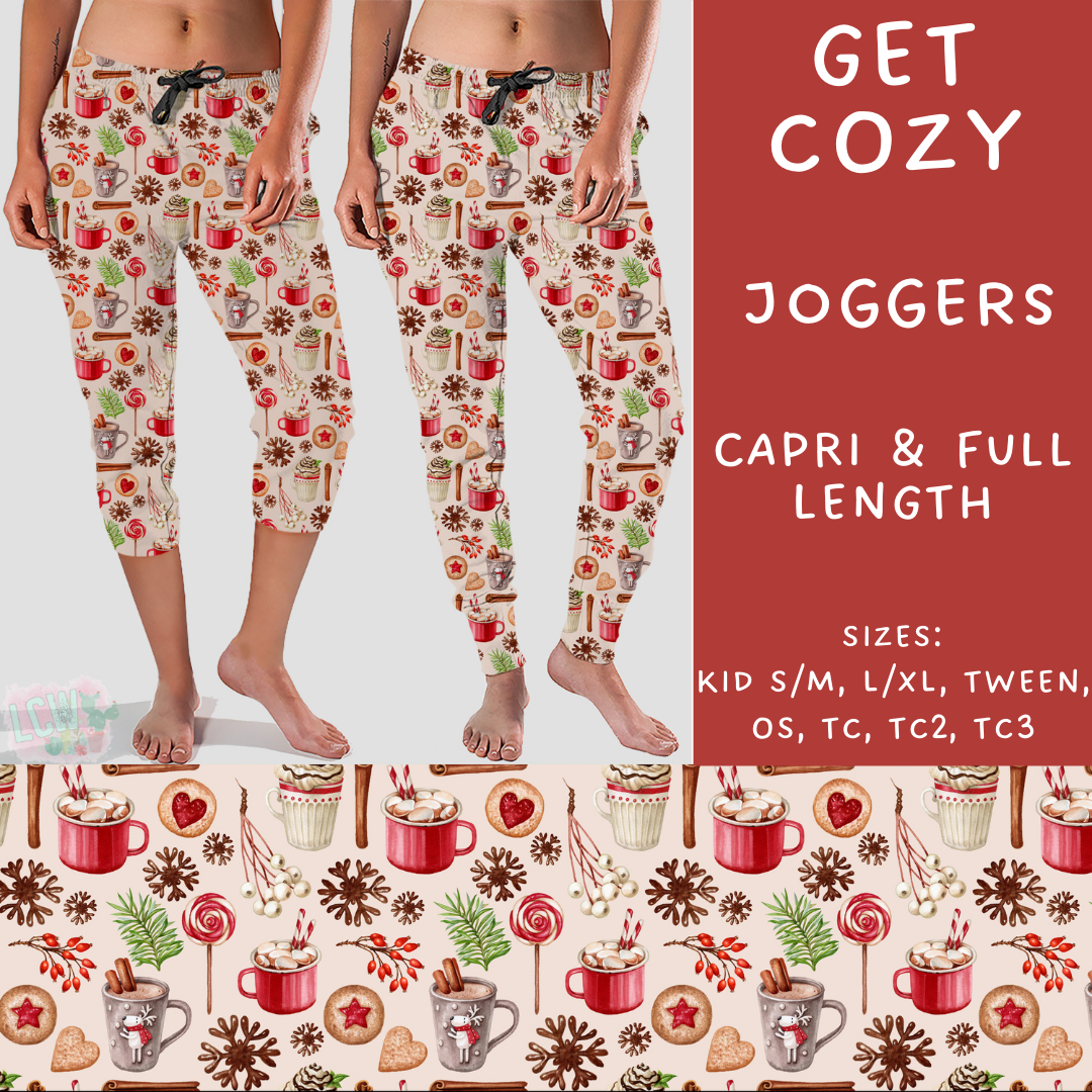 PREORDER  Batch #217 - Christmas Spirit - Closes 10/16 - ETA late Nov - Get Cozy Full and Capri Length Joggers