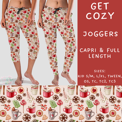 PREORDER  Batch #217 - Christmas Spirit - Closes 10/16 - ETA late Nov - Get Cozy Full and Capri Length Joggers