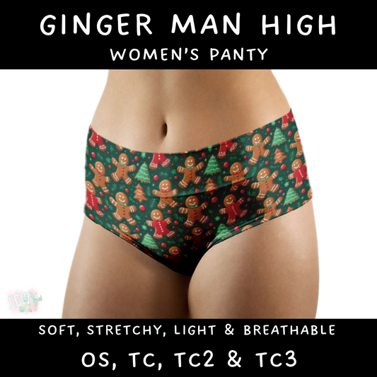 Batch #232 - Christmas Underwear - Closes 10/31 ETA early/mid Dec - Ginger Man High Panty