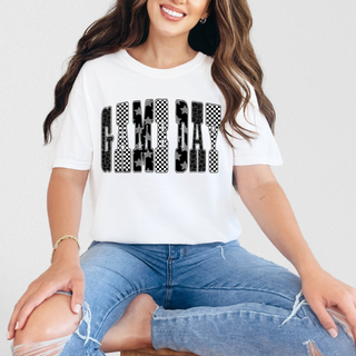 Game Day Checkered Tee