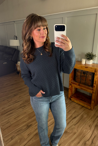 IN STOCK Gianna Pullover Sweater - Teal