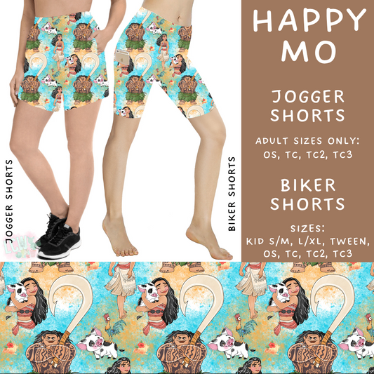 Batch #239 - Magical Faves 9 - Closes 11/18 - ETA early/mid Jan - Happy Mo Biker & Jogger Shorts