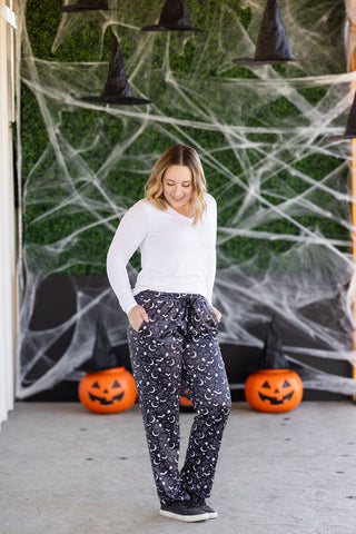 IN STOCK Lounge Pants - Midnight Bats FINAL SALE