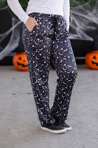 IN STOCK Lounge Pants - Midnight Bats FINAL SALE