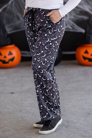 IN STOCK Lounge Pants - Midnight Bats FINAL SALE