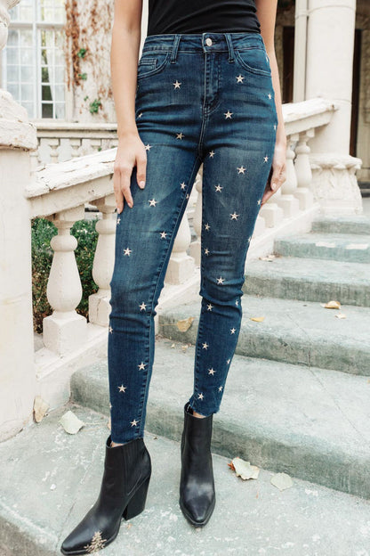 High Rise Starlight Skinnies