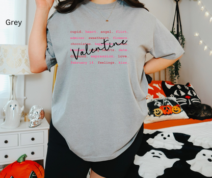 Valentine Typography Tee