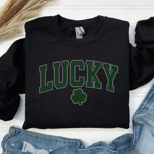 Lucky spangle SWEATSHIRT