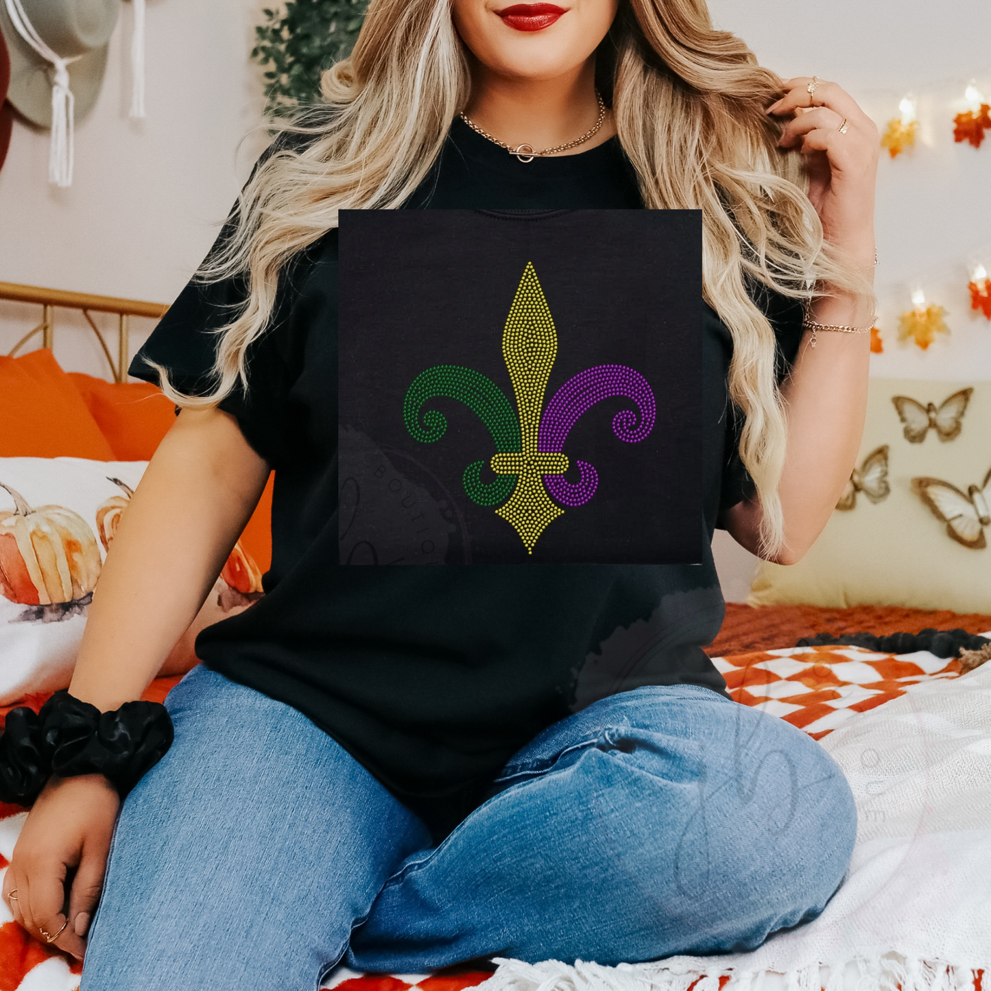 Fleur De Lis spangle Tee