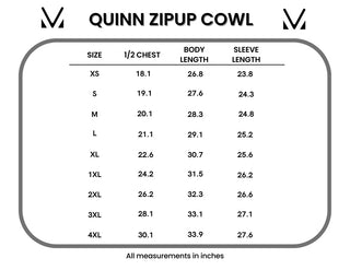 IN STOCK Quinn ZipUp Cowl - Black