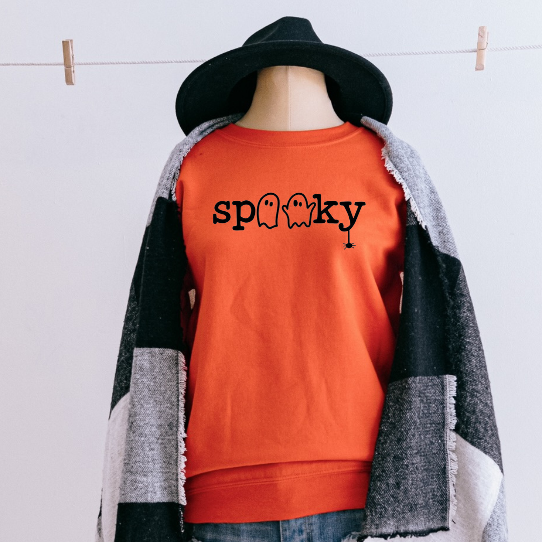 ORANGE SWEATSHIRT SPOOKY