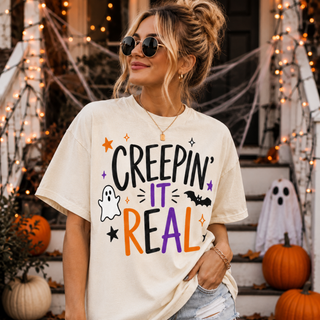 Creepin it real Ivory Comfort Colors T-Shirt