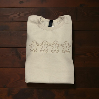 Gingerbread Embroidered Sweatshirt