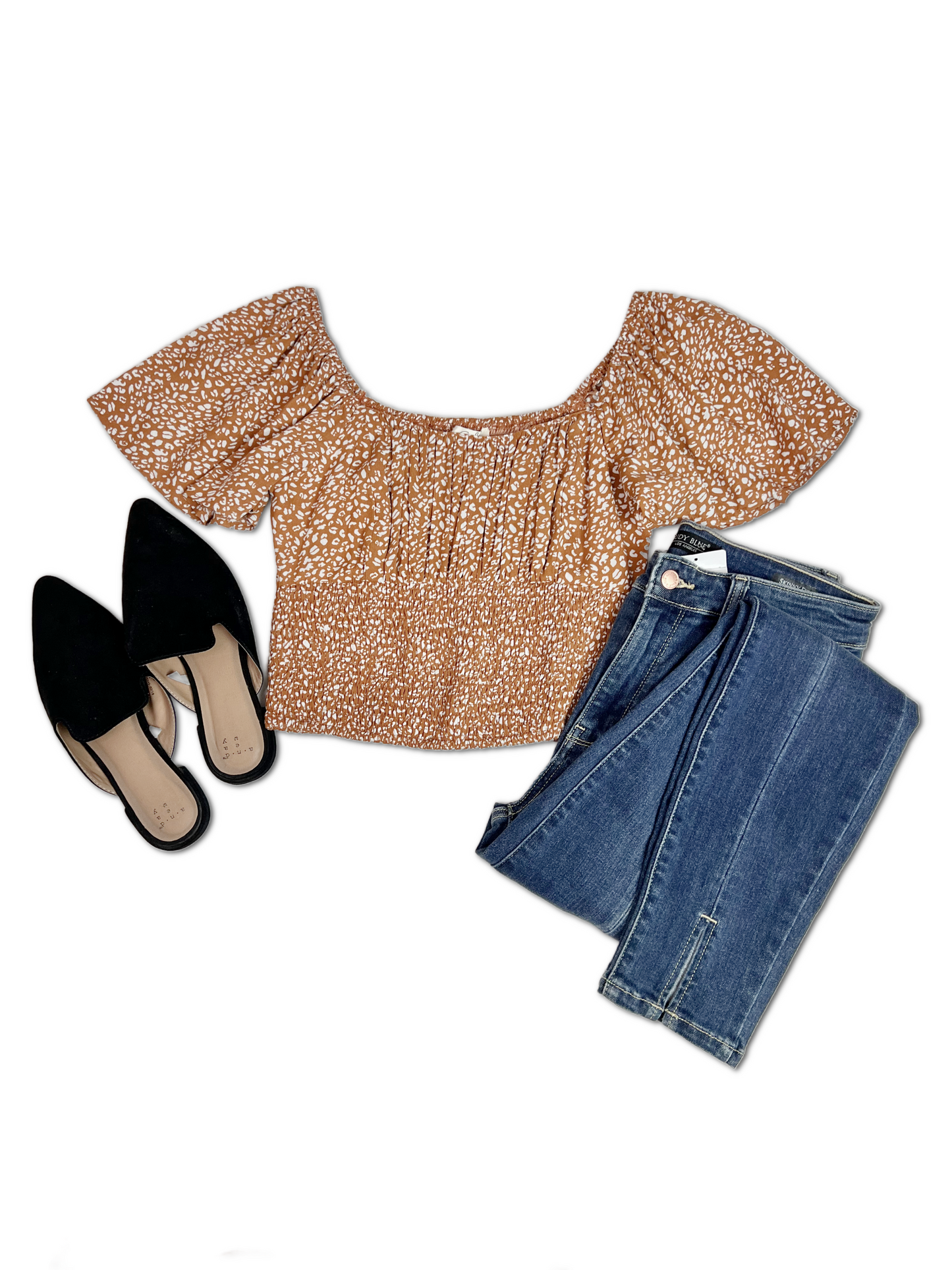 Valley Ready Crop Top - Camel