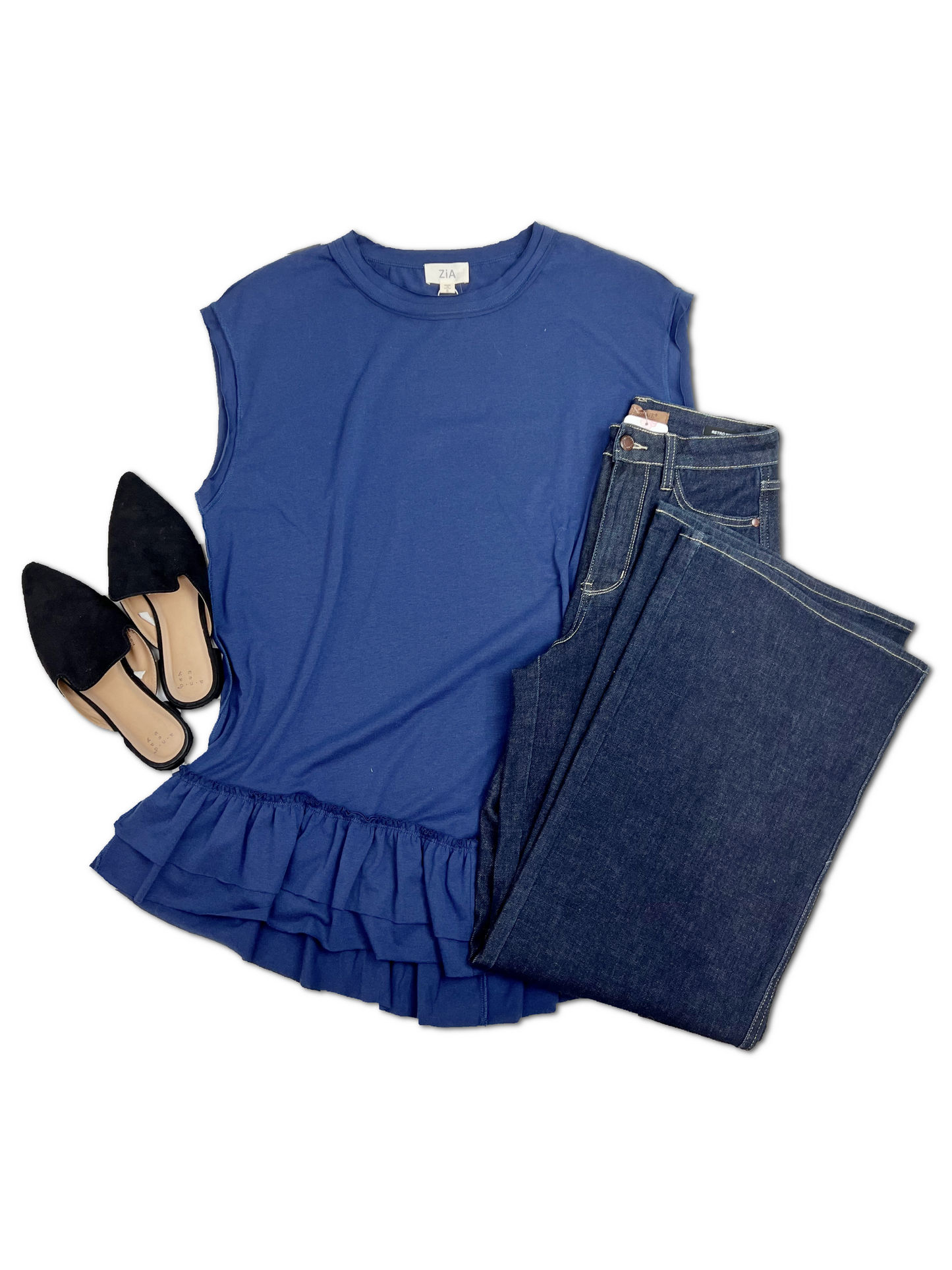 Sharona - Navy Tunic