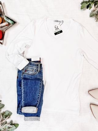 IN STOCK Larissa Long Sleeve - White