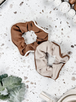 IN STOCK Neutral Duo Scrunchies FINAL SALE