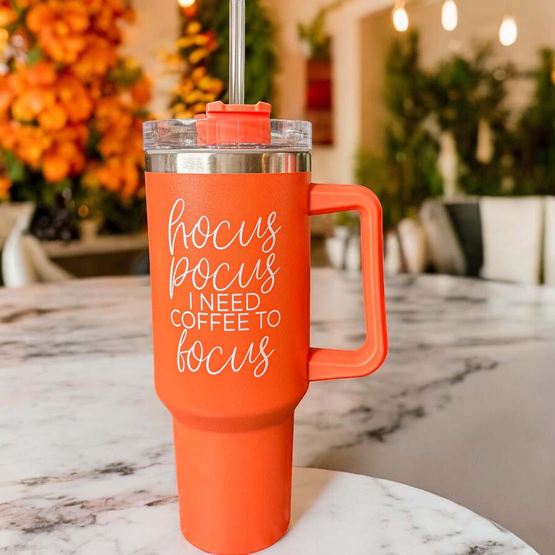 Halloween gift ideas unique | Orange travel mugs for sale