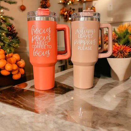 Where to get cute 40 oz tumblers for fall?