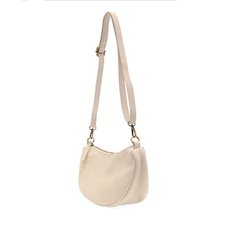 Joy Susan Miranda Crescent Crossbody Bag in Ecru