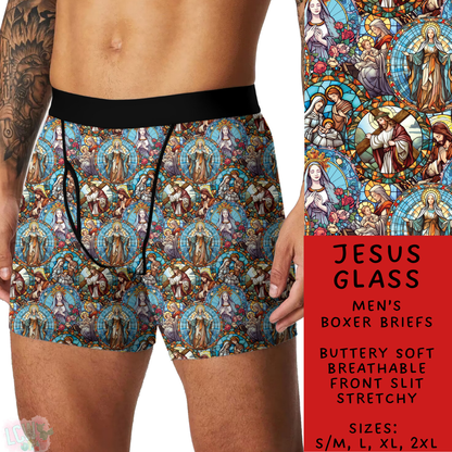 Batch #232 - Christmas Underwear - Closes 10/31 ETA early/mid Dec - Jesus Glass Men's Boxer Briefs