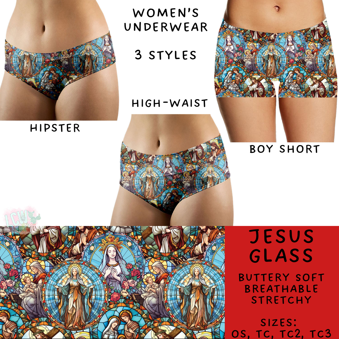 Batch #232 - Christmas Underwear - Closes 10/31 ETA early/mid Dec - Jesus Glass Women's Underwear