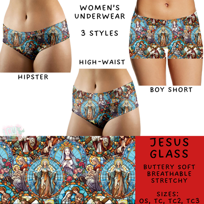 Batch #232 - Christmas Underwear - Closes 10/31 ETA early/mid Dec - Jesus Glass Women's Underwear