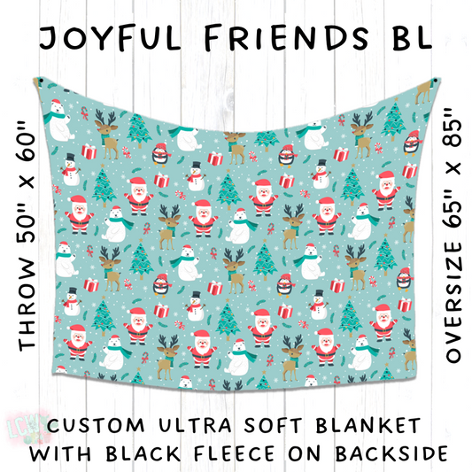 PREORDER Batch #216 - Cozy Christmas Blankets Presale - Closes 10/14 - ETA Early Dec - Joyful Friends BL