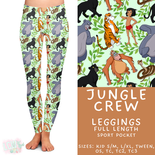 Batch #462 - Fun Run 17 - Closes 12/10 - ETA late Jan - Jungle Crew Full Length Leggings