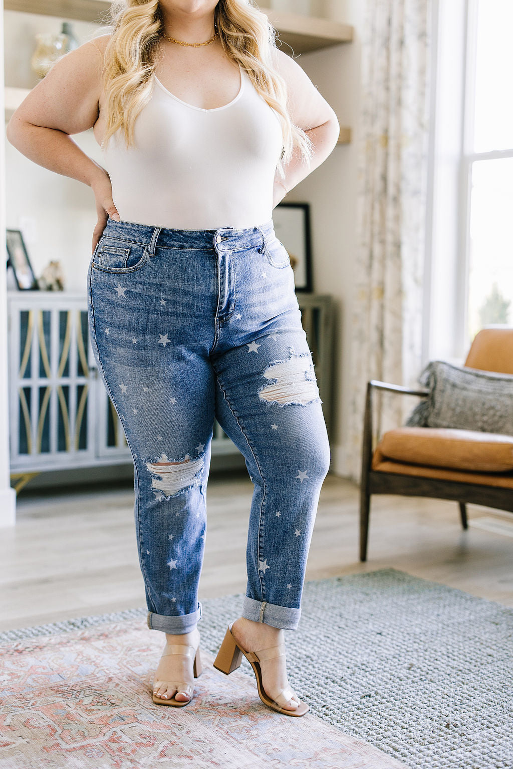 Juliet Star Crossed Boyfriend Jeans