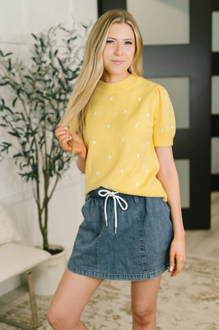 I'd Like to See You Try High Waisted Skort