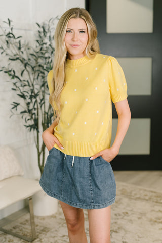 Just One More Look Sweater Knit Top