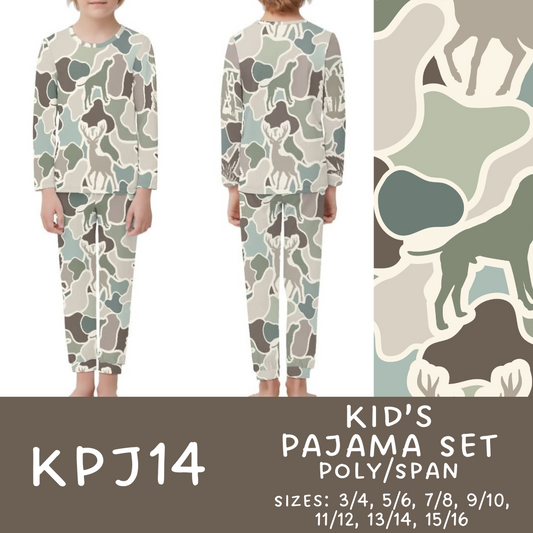 Batch #280 - Family Pajama Party - Closes 1/31 - ETA mid/late March - KPJ14 Kid's Pajama Sets