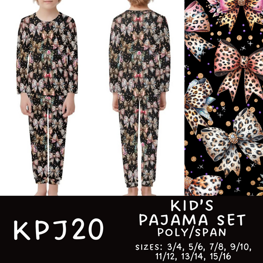 Batch #280 - Family Pajama Party - Closes 1/31 - ETA mid/late March - KPJ20 Kid's Pajama Sets